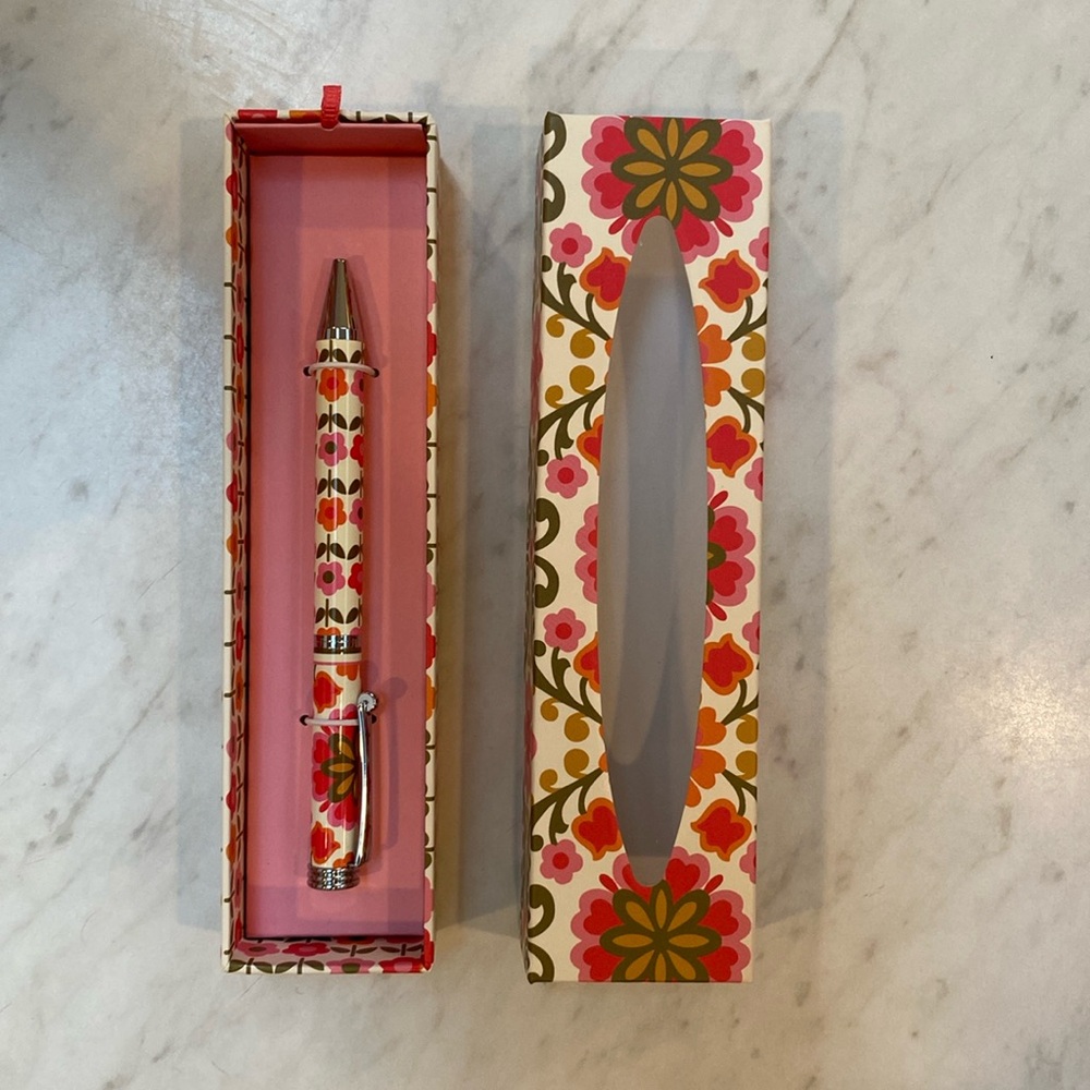 Vera Bradley Ball Point Pen, Folkloric (retired)